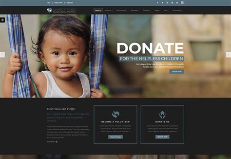 charity website design inspiration|Charity Website designs, themes, templates and downloadable  .